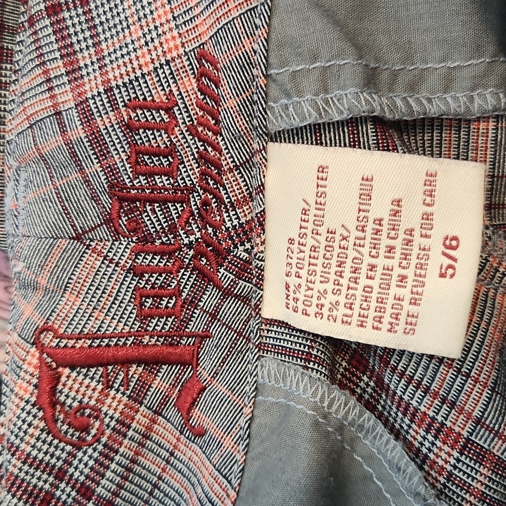 Jou Jou Premium Plaid Capri Pants - Picture 4 of 4